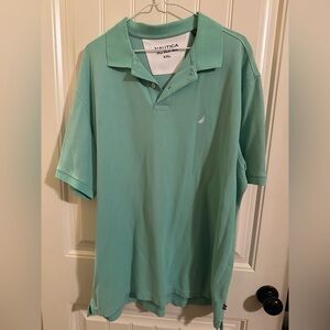 Nautica Men’s Seafoam Green Polo Shirt